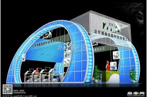 北京博雅医联展览模型图片