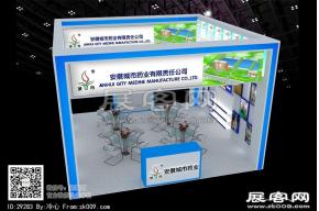 城市药业展台模型图片