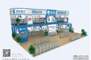 翔宇医疗器械展台模型图片