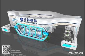 齐鲁制药展览模型图片