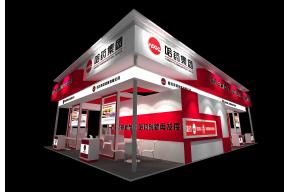 哈药集团展台模型图片