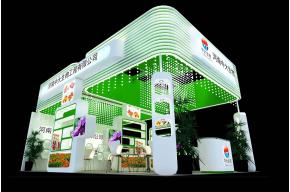中大生物展台模型图片