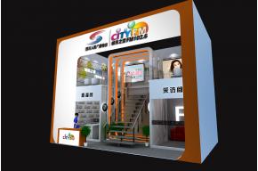 城市之音双层展位模型图片