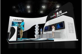 美科电子展位模型图片