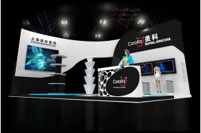 美科电子展位模型图片
