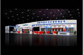雪迎制冷设备展台3D模型图片