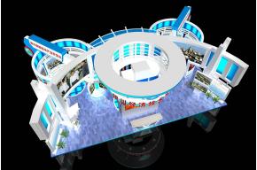 银川开发区展览3D模型图片