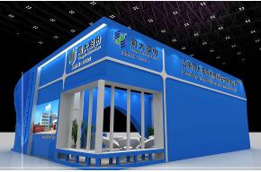 山东同大展台3D模型图片
