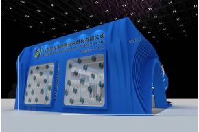 山东同大展台3D模型图片