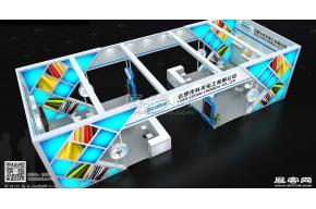 科天上海皮革展台模型图片
