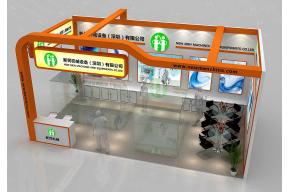 新民机械设备展台模型图片