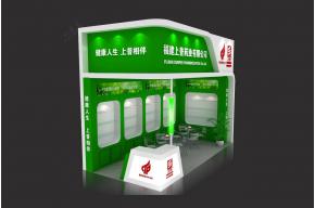 上普药业展台模型图片