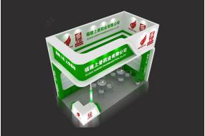 上普药业展台模型图片