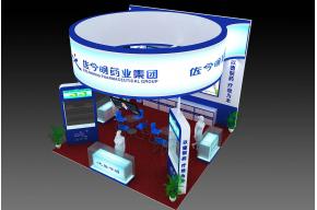 佐今明药业展台3D模型图片