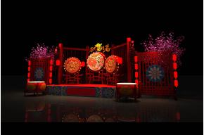 恭贺新年3D模型图片
