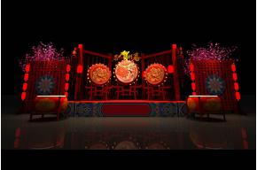 恭贺新年3D模型图片