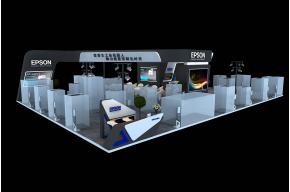 爱普生展台3D模型图片