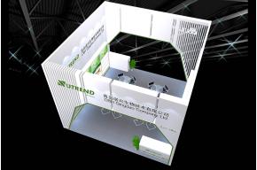 诺兴生物展台模型图片