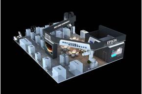爱普生展台3D模型图片