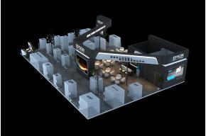 爱普生展台3D模型图片