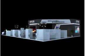 爱普生展台3D模型图片