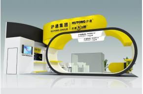 沪通展台3D模型效果图