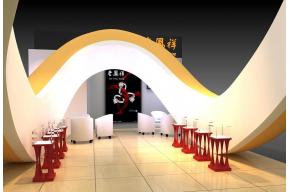 老凤祥珠宝展台模型效果图