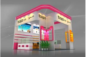 台铂台劲展台模型图片