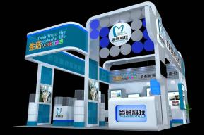 齿研科技展台模型效果图