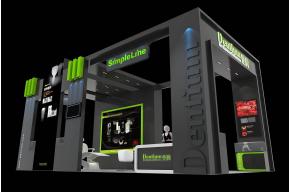 登腾展览模型效果图