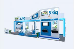 53iq展览模型效果图