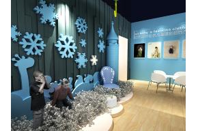 儿童服饰孕婴童展台展示展览3d模型图片