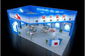 优之爱儿生物医药展台模型图片