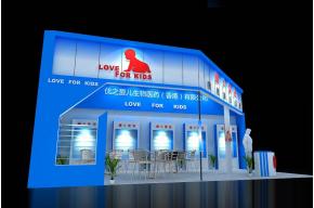 优之爱儿生物医药展台模型图片