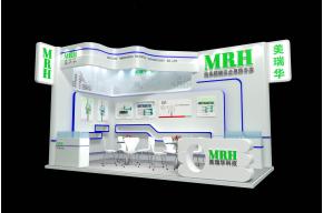 美瑞华科技展台模型图片
