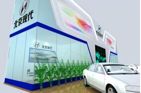 现代汽车展览模型图片
