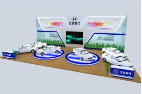 现代汽车展览模型图片