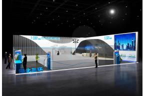 湖北三环展台模型图片