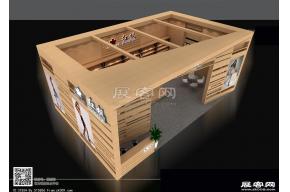 红枫展台模型图片