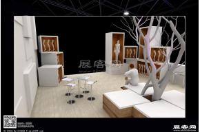 红枫红枫展台3D模型图片