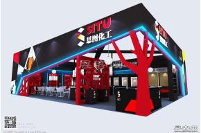 思图化工展台模型图片
