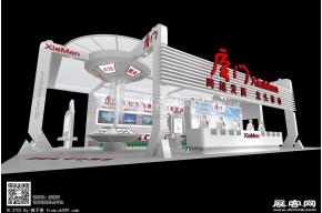 厦门展台模型图片