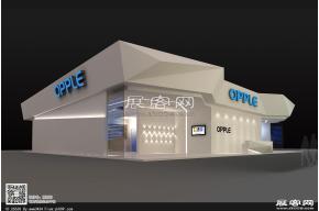 欧普展台模型图片