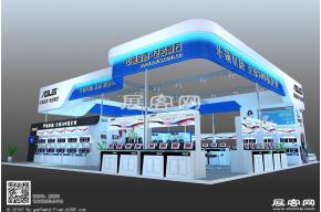华硕展台模型图片