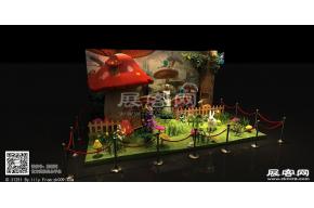 爱丽丝主题美陈3D模型图片