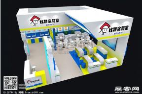 无锡爱睿芯电子展台模型图片