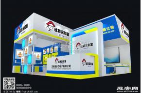 无锡爱睿芯电子展台模型图片