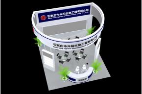 兴柏生物展台模型图片