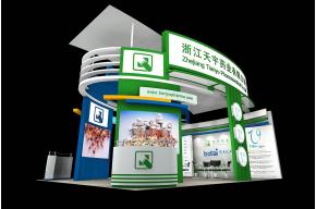 天宇制药展台3D模型图片