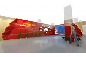 诗歌节展厅3D模型效果图